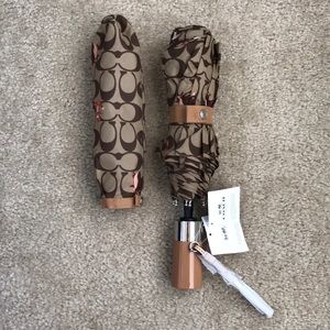 Coach luxury umbrella, NWT